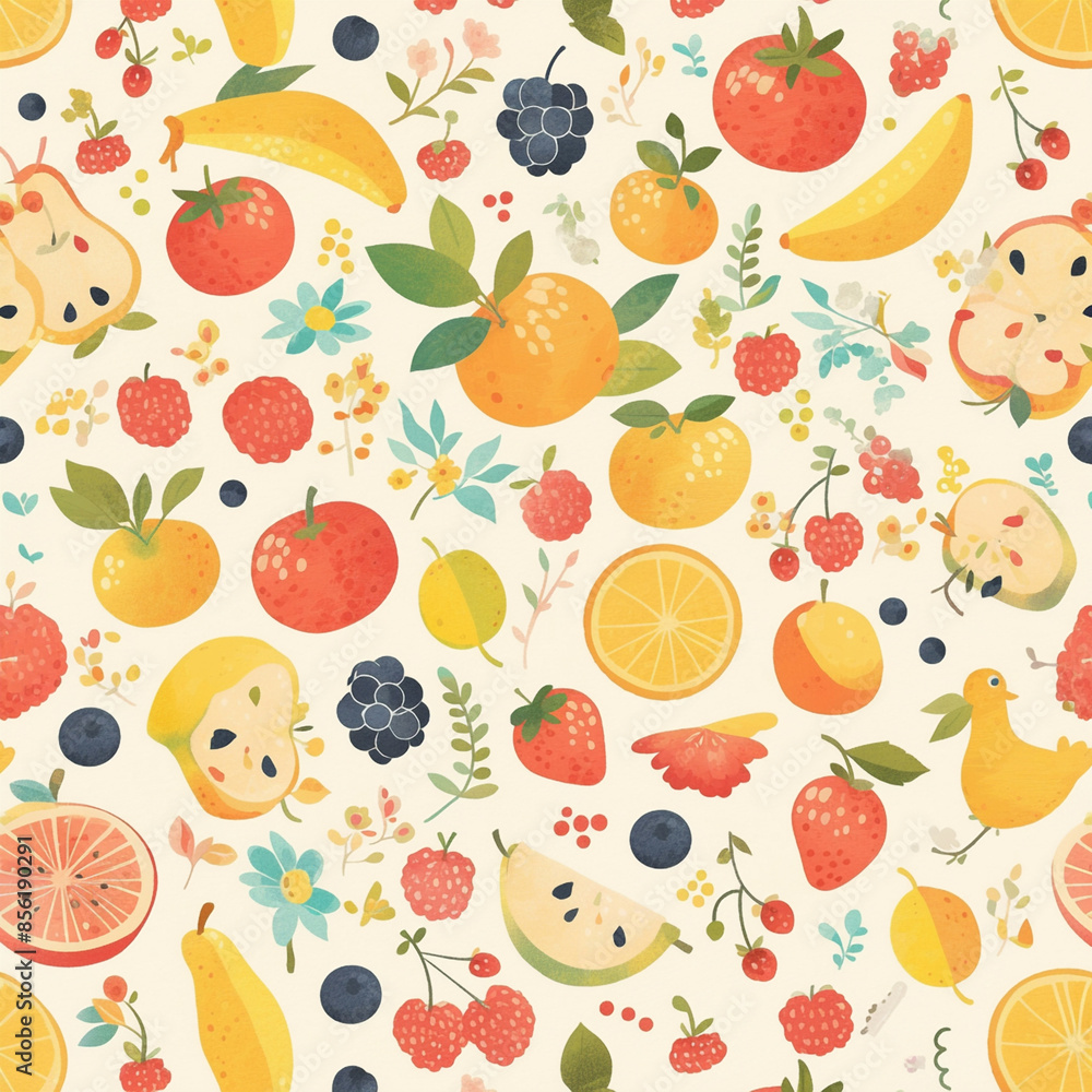 Fruit Seamless Patterns Fruit Seamless Patterns