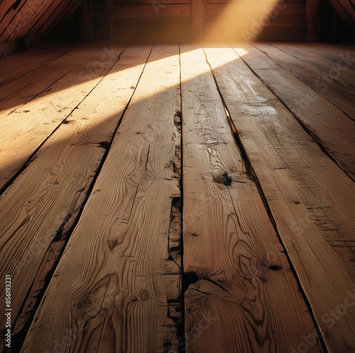 Parquet ancien et rustique 1 