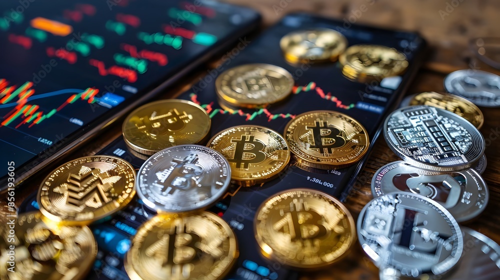 Photography of investments in bitcoin Photography of investments in bitcoin