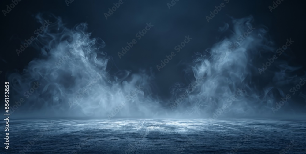 Fototapeta premium Abstract Smoke and Light Background