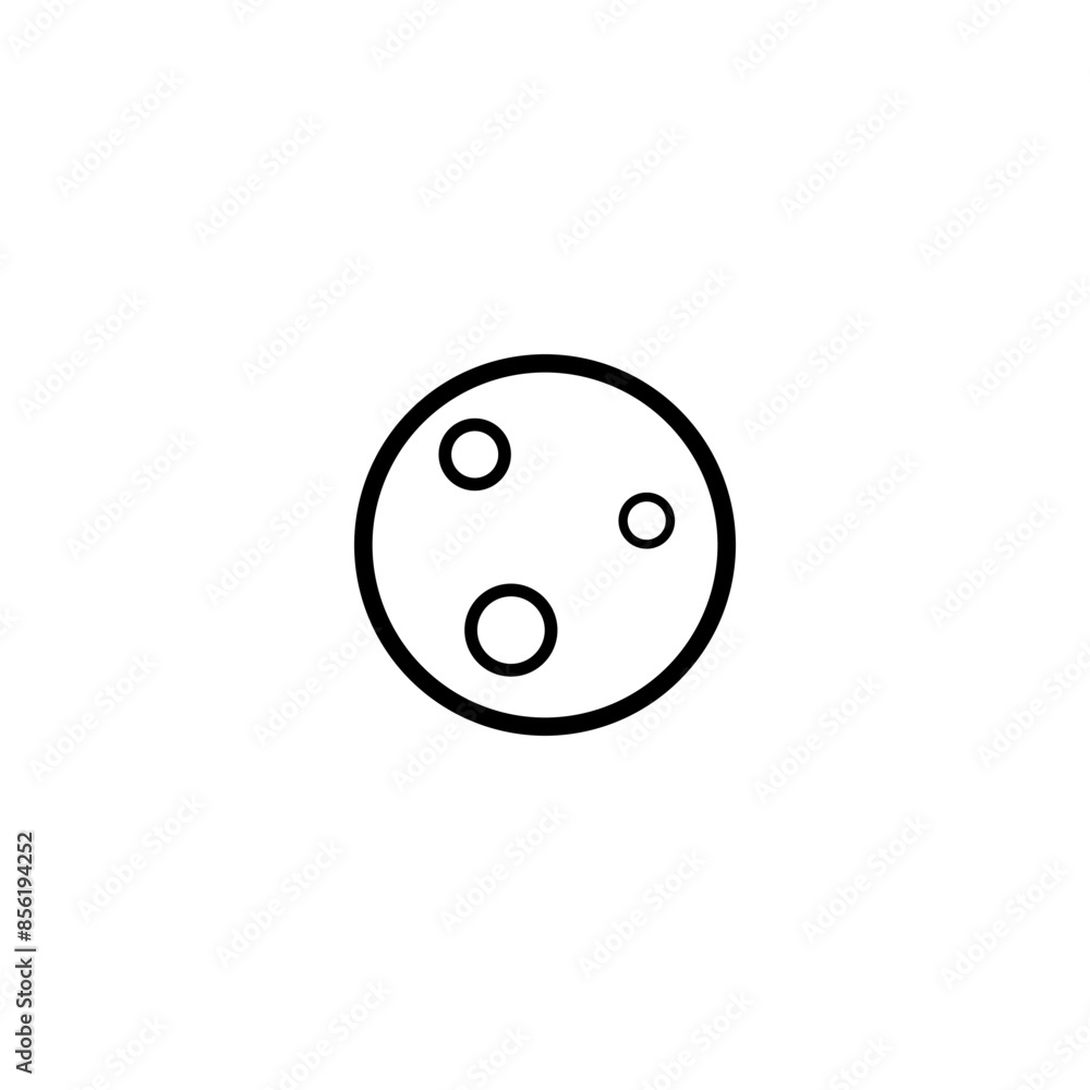 Fototapeta premium Moon icon. Night icon