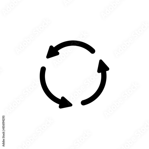 Rotate icon. Arrow icon