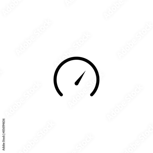 Speedometer icon. Speed meter icon