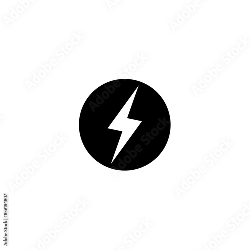 Free Download Lightning icon. Thunder icon. Lightning bolt in a white background - GFXLoad