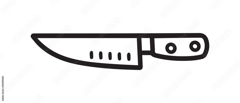 Knife sharp icon black line art iron clean design. Knife sharp icon black line art iron clean design.