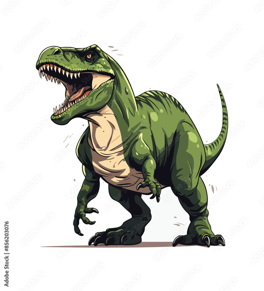 Fototapeta premium Vector dinosaur illustration 