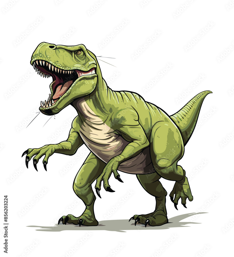 Obraz premium Vector dinosaur illustration 