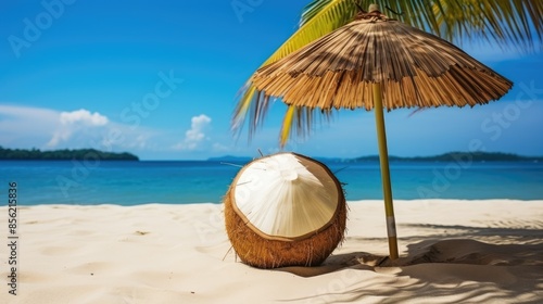 Wallpaper Mural coconut on the beach Torontodigital.ca