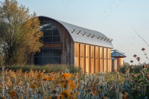 Sustainable Grain Storage Facility on Organic Farm with Eco-Friendly Design