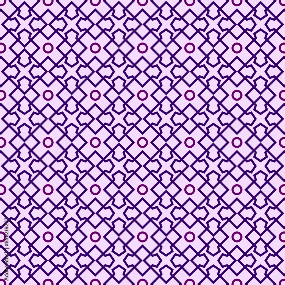 Fototapeta premium Purple geometric pattern