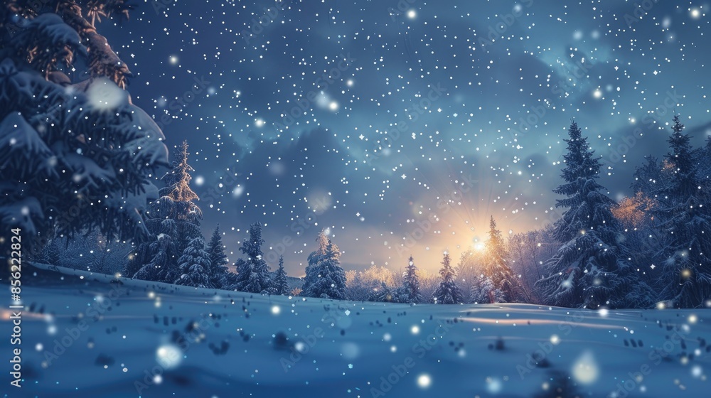 Winter Night Sky Full of Stars Winter Night Sky Full of Stars