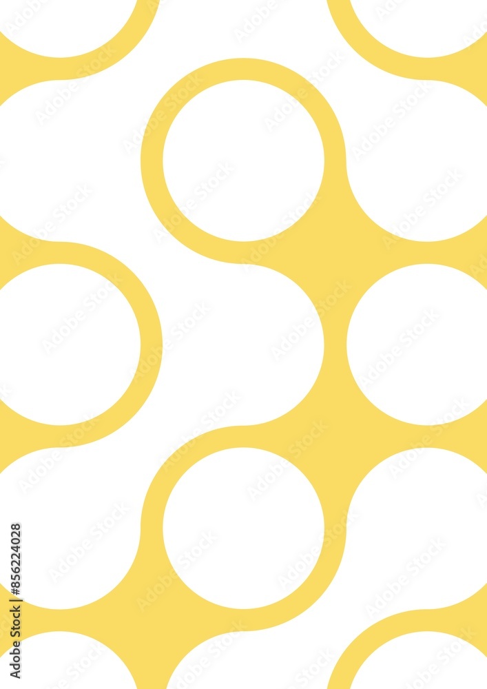 White and yellow circled background White and yellow circled background
