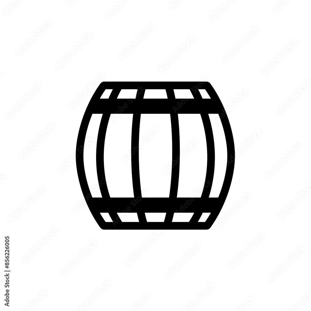 Barrel icon with simple and modern design Barrel icon with simple and modern design