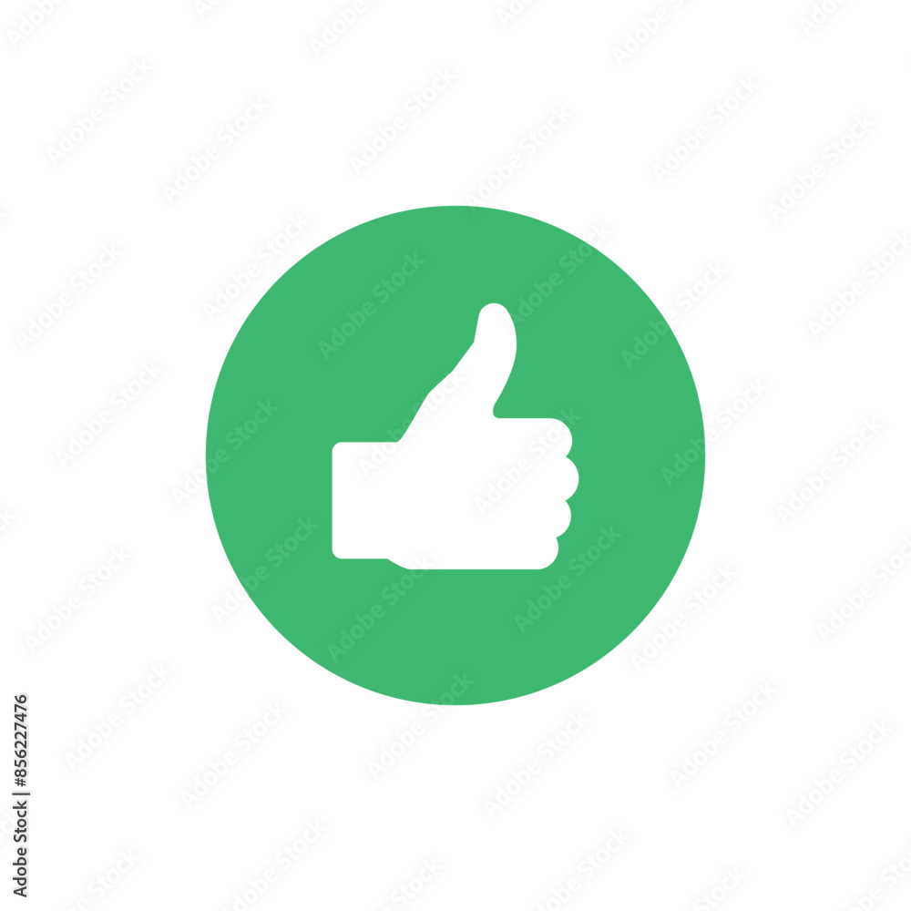 Thumb up like icon. Vector illustration Thumb up like icon. Vector illustration
