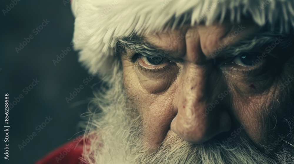 Mischievous Santa Claus Concept for Holiday Ads Generative AI Mischievous Santa Claus Concept for Holiday Ads Generative AI