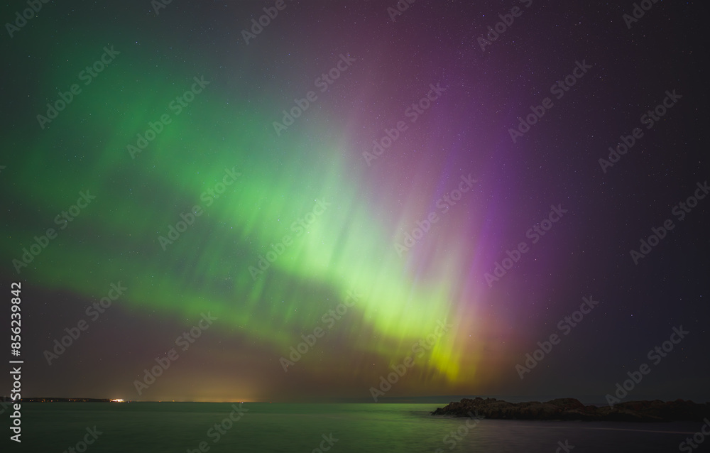 Northern lights at New England Northern lights at New England