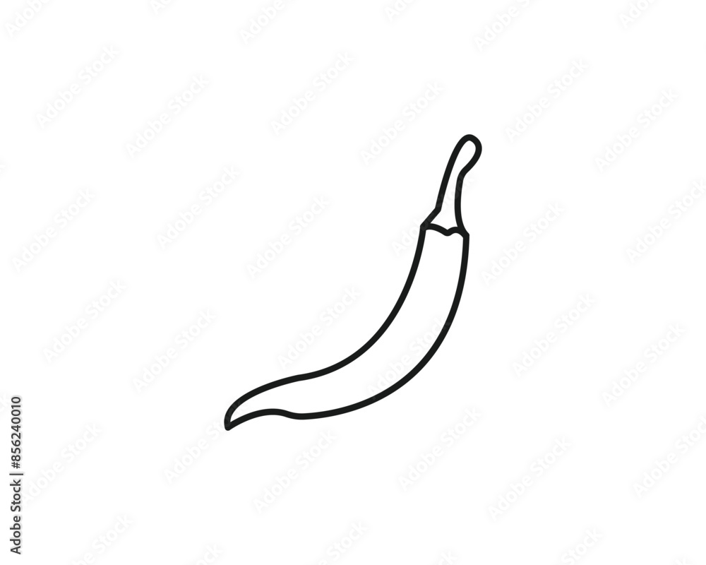 Green pepper icon vector symbol design illustration. Green pepper icon vector symbol design illustration.