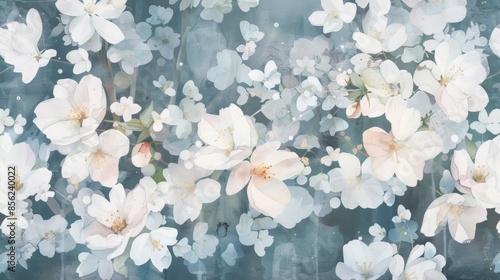 Blooming Beauty for Spring Designs Generative AI