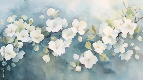 Blooming Beauty for Spring Designs Generative AI