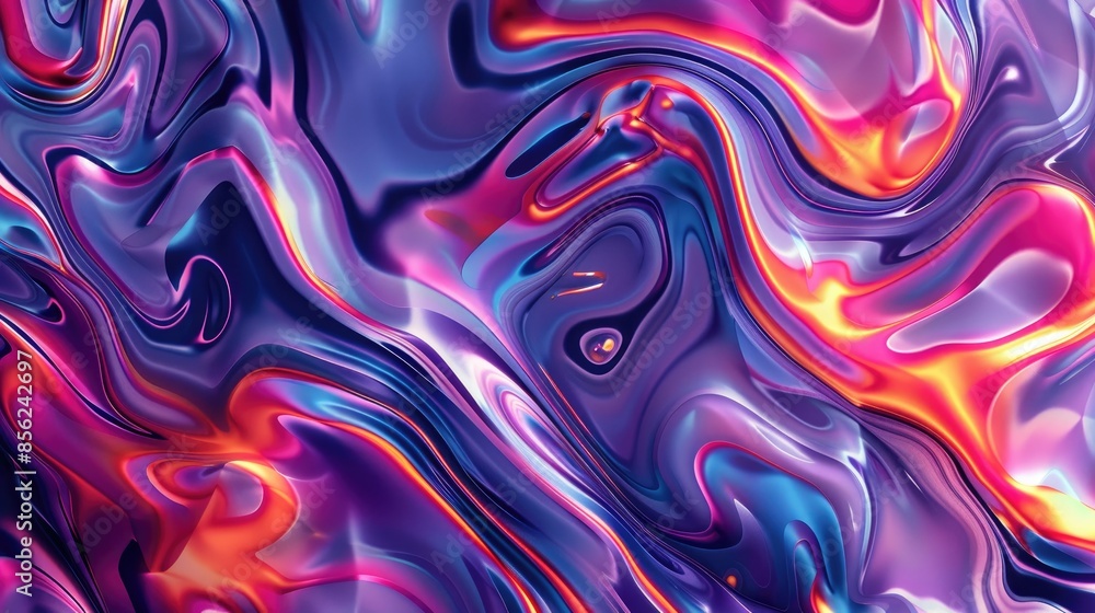 Obraz premium Vivid Fluid Marble Background