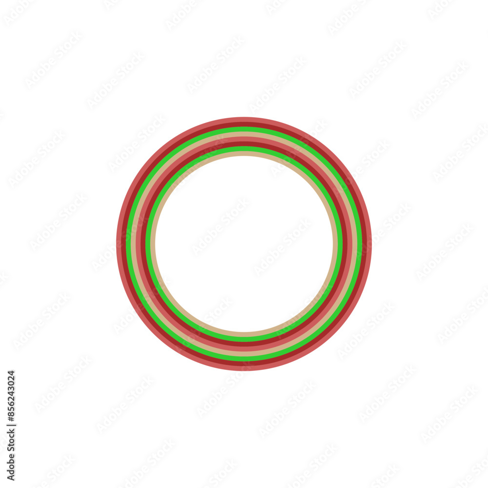 A retro striped ellipse shape border design element. A retro striped ellipse shape border design element.