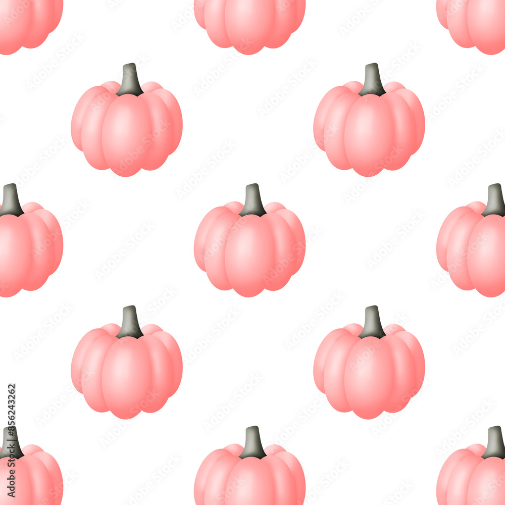 3d pink pumpkin repeating pattern 3d pink pumpkin repeating pattern