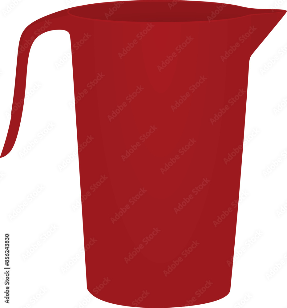 Plastic container pot. vector illustration Plastic container pot. vector illustration