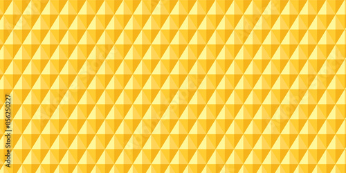 Seamless geometric pattern of honeycombs in gold, perfect for wallpaper or background design