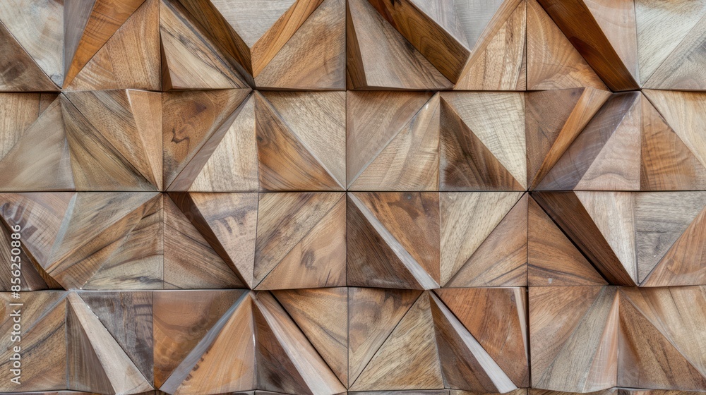 Wooden Geometric Pattern Wooden Geometric Pattern