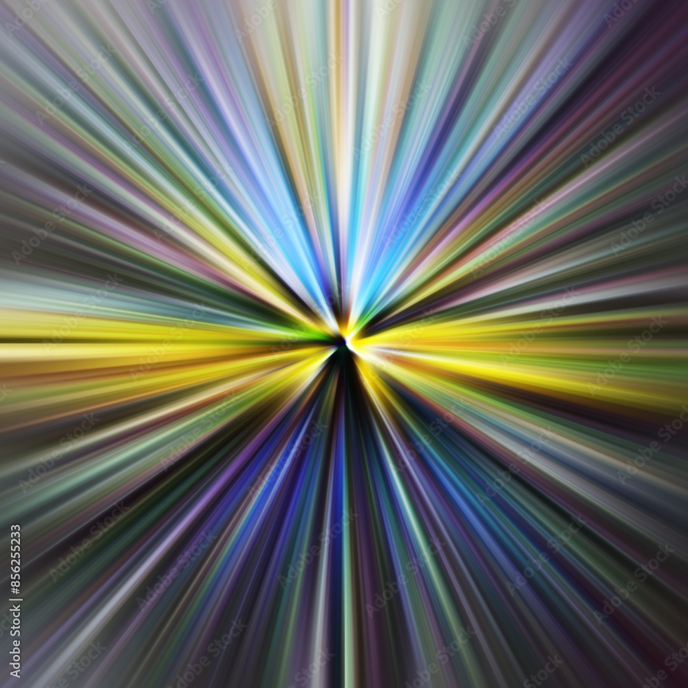 Fototapeta premium Colorful zoom motion effect. Abstract background.