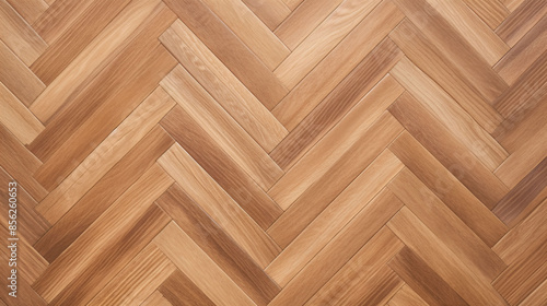 High resolution of a perfect herringbone wooden parquet - Texture and background top view