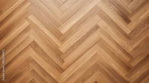 High resolution of a perfect herringbone wooden parquet - Texture and background top view