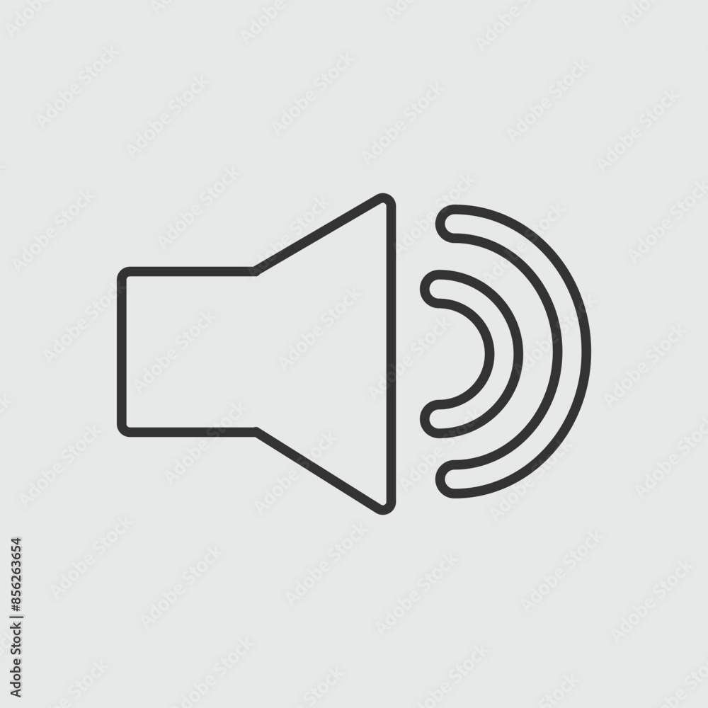 speaker volume in line style icon, loudspeaker symbol, speaker, volume, sound simple black style sign for apps and website. Vector illustration. Eps file 93. speaker volume in line style icon, loudspeaker symbol, speaker, volume, sound simple black style sign for apps and website. Vector illustration. Eps file 93.