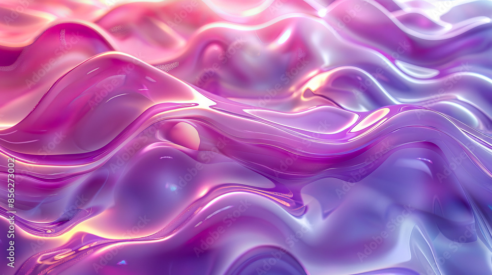 A purple and pink liquid surface with waves. A purple and pink liquid surface with waves.