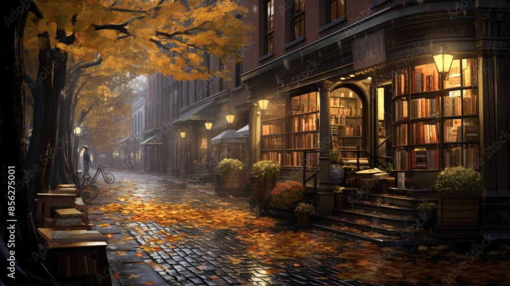 A quaint bookshop on the streets A quaint bookshop on the streets
