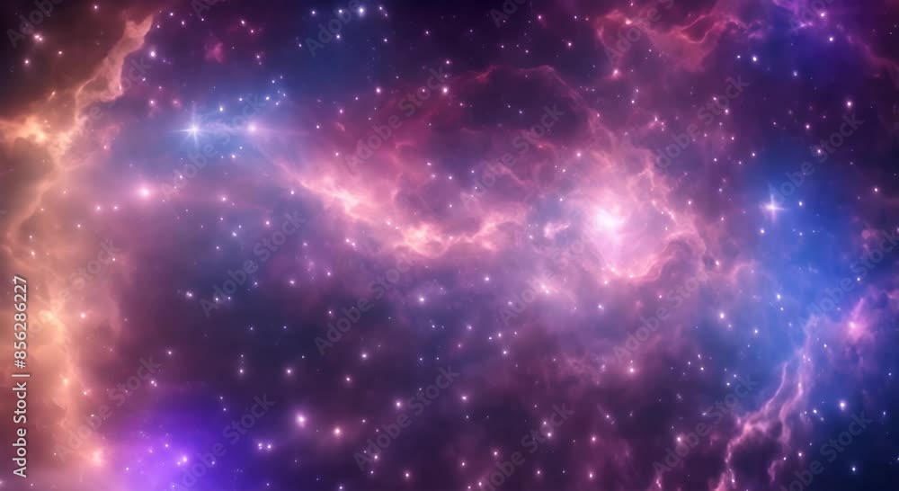 Nebula and galaxies in space seamless looping virtual video animation background 4k Nebula and galaxies in space seamless looping virtual video animation background 4k