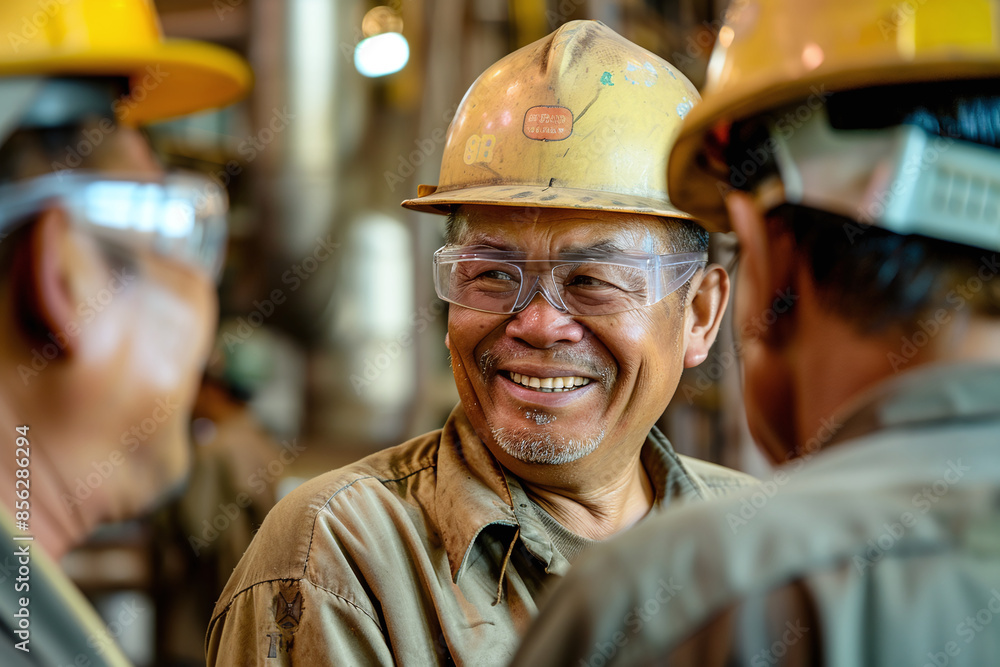 Professional shipbuilders working with a safety helmet, welding parts of a new ship's hull, reparation on shipyard Professional shipbuilders working with a safety helmet, welding parts of a new ship's hull, reparation on shipyard
