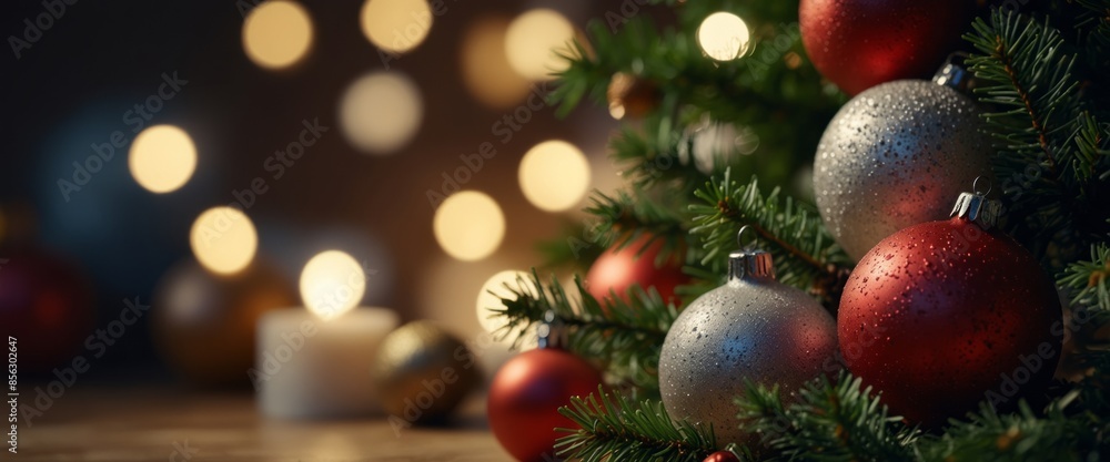 Christmas holidays composition on light background with copy spa. Christmas holidays composition on light background with copy spa.