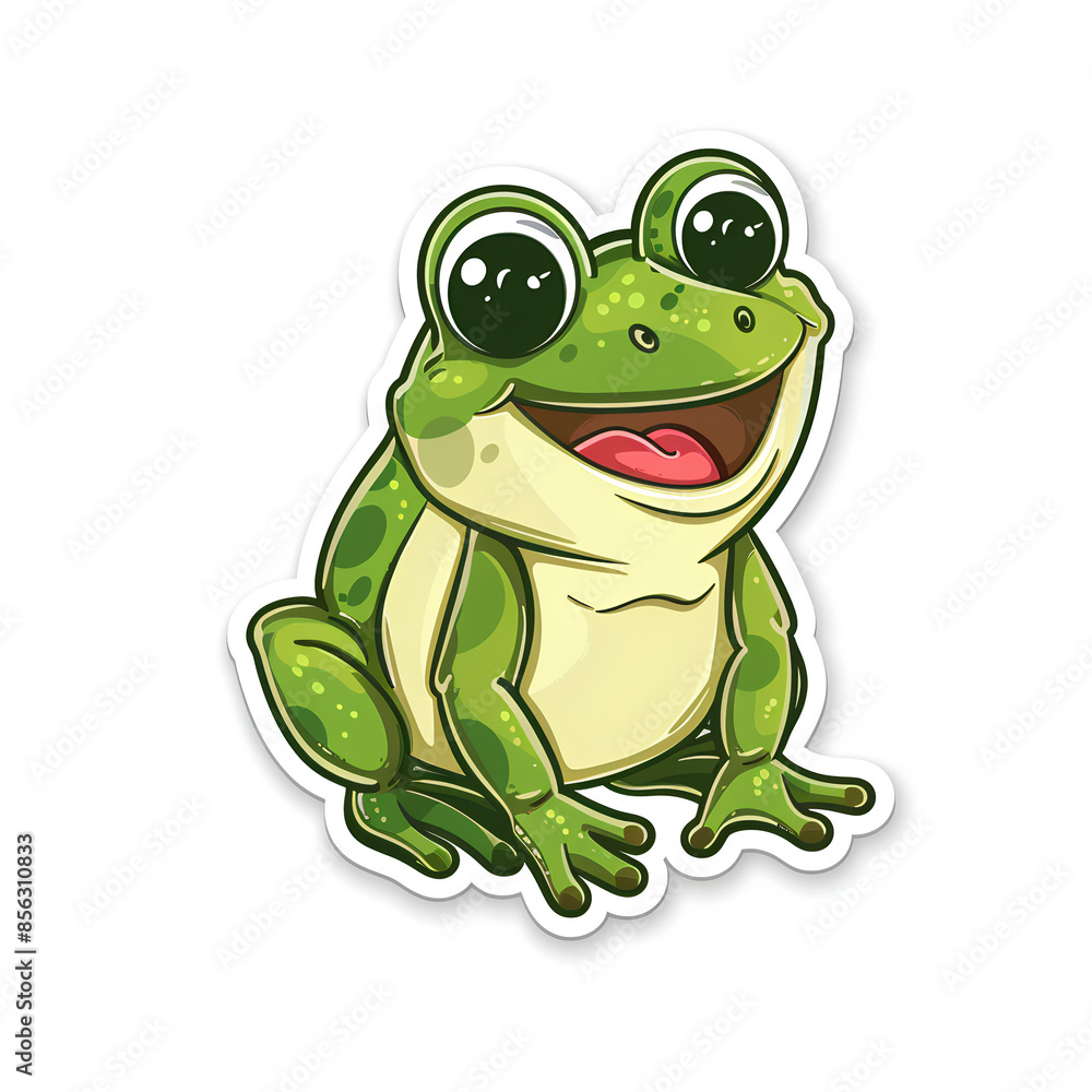 cute frog sticker cute frog sticker