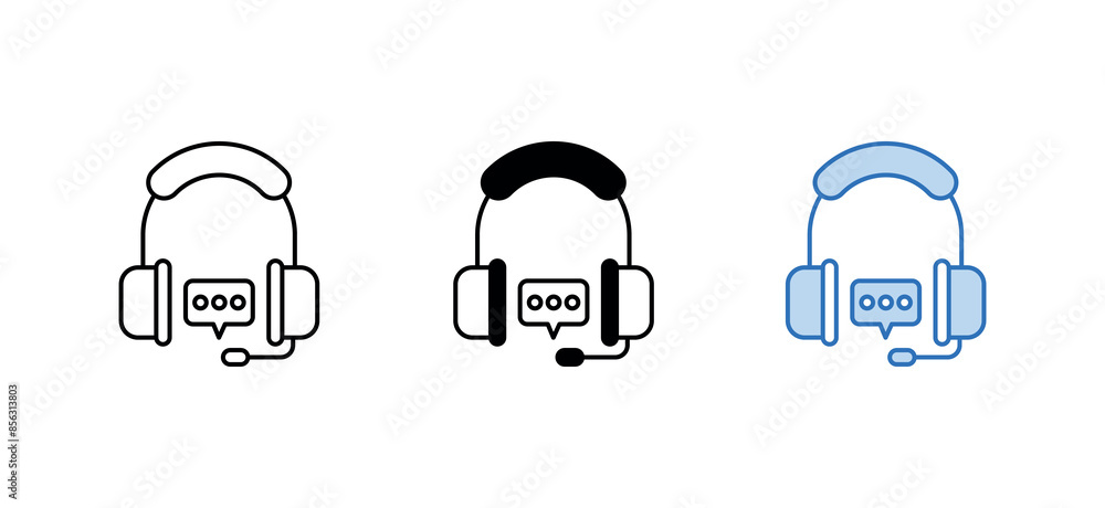Customer Service icon design with white background stock illustration Customer Service icon design with white background stock illustration