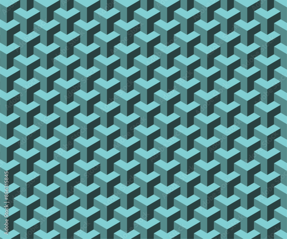 seamless pattern 3d blocks seamless pattern 3d blocks