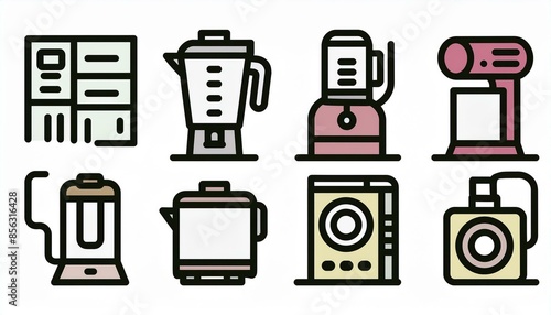set of appliances