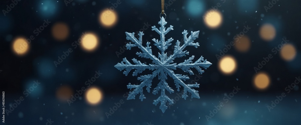 Blue holiday background Christmas background with snowflake and star. Blue holiday background Christmas background with snowflake and star.