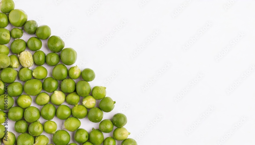 Peas isolated on white background Peas isolated on white background