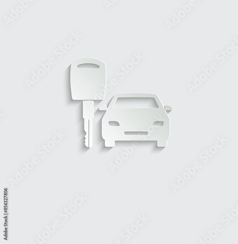 rent car vector icon auto rent