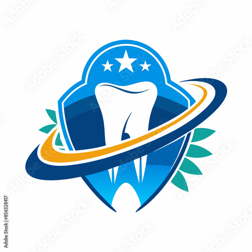 Your health and smile are our priority: dental clinic logo.