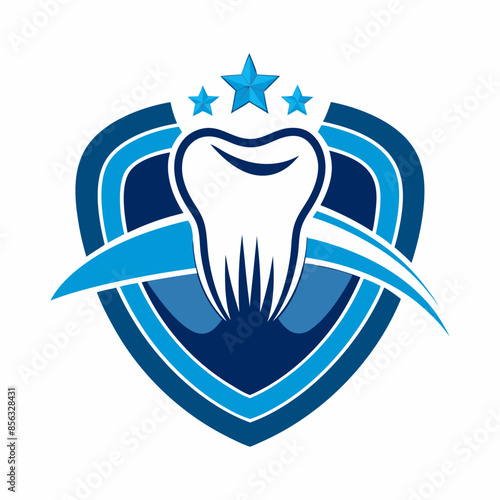Taking care of your health starts with a smile: dental clinic logo.