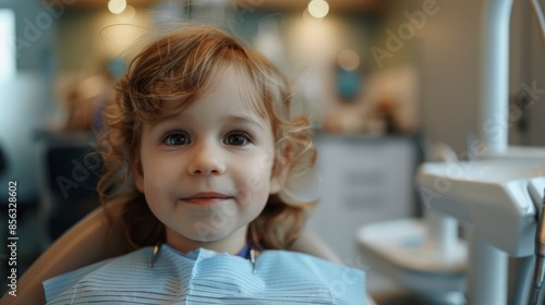 A Brave Child Confidently Faces The Dentist, Unafraid