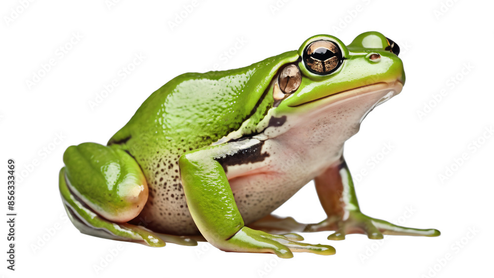 Obraz premium frog isolated on white background , transparent png image