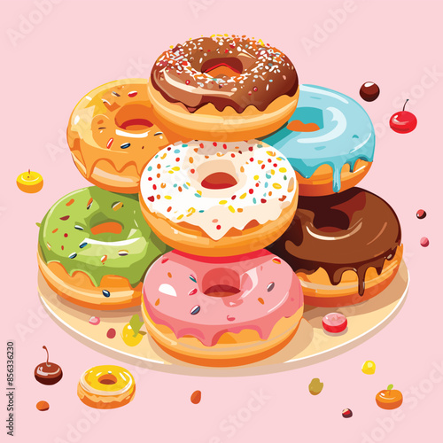 set of donuts